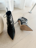 Pointed Leather Booties
