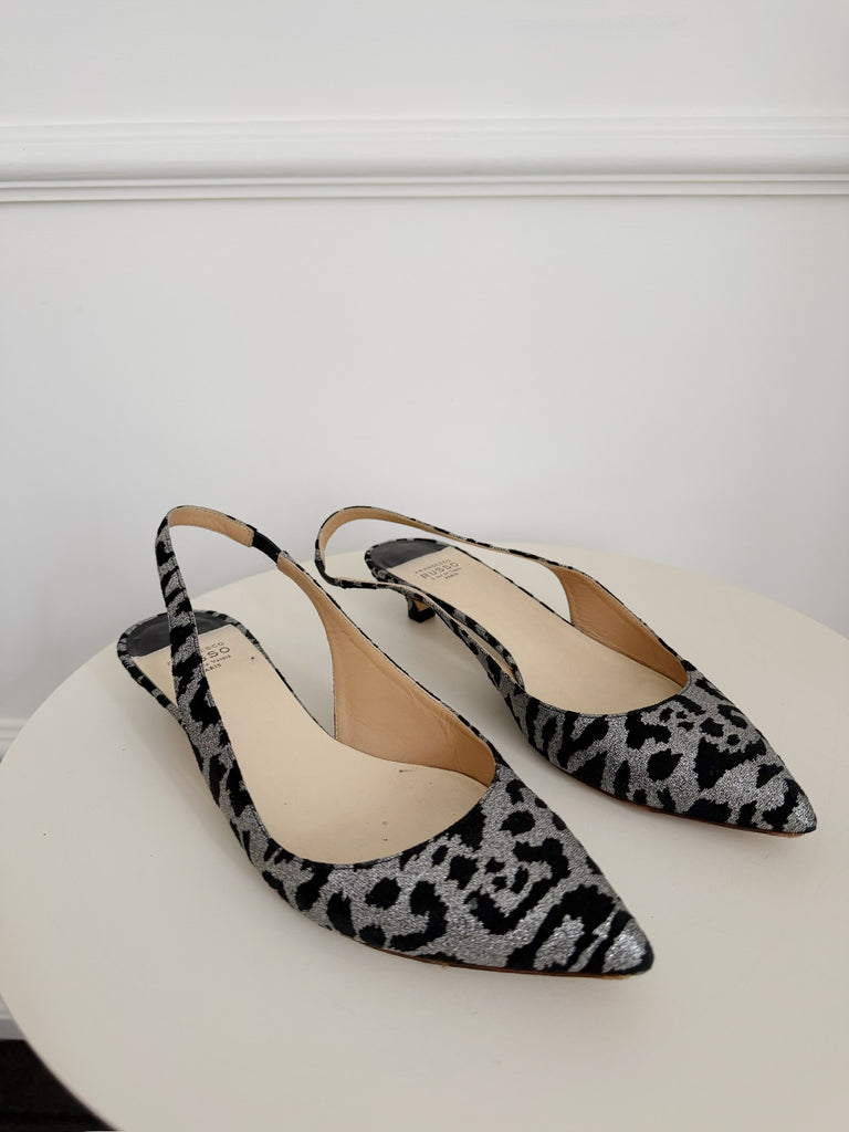 Leopard Print Kitten Heels