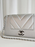 2017-2018 Chevron Mademoiselle Vintage Flap Bag