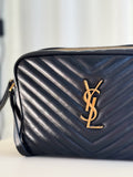Matelassé Quilted Leather Lou Cross Body Bag