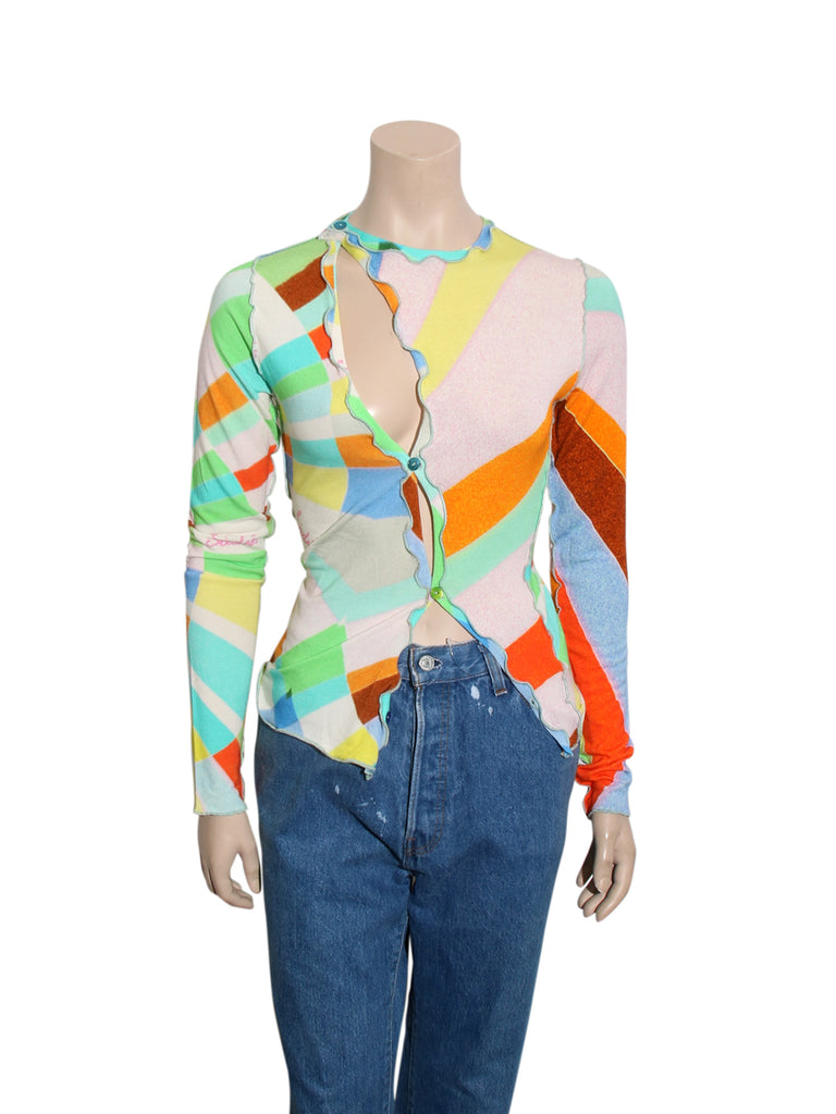 Siedres Maddie Asymmetric Knit Top