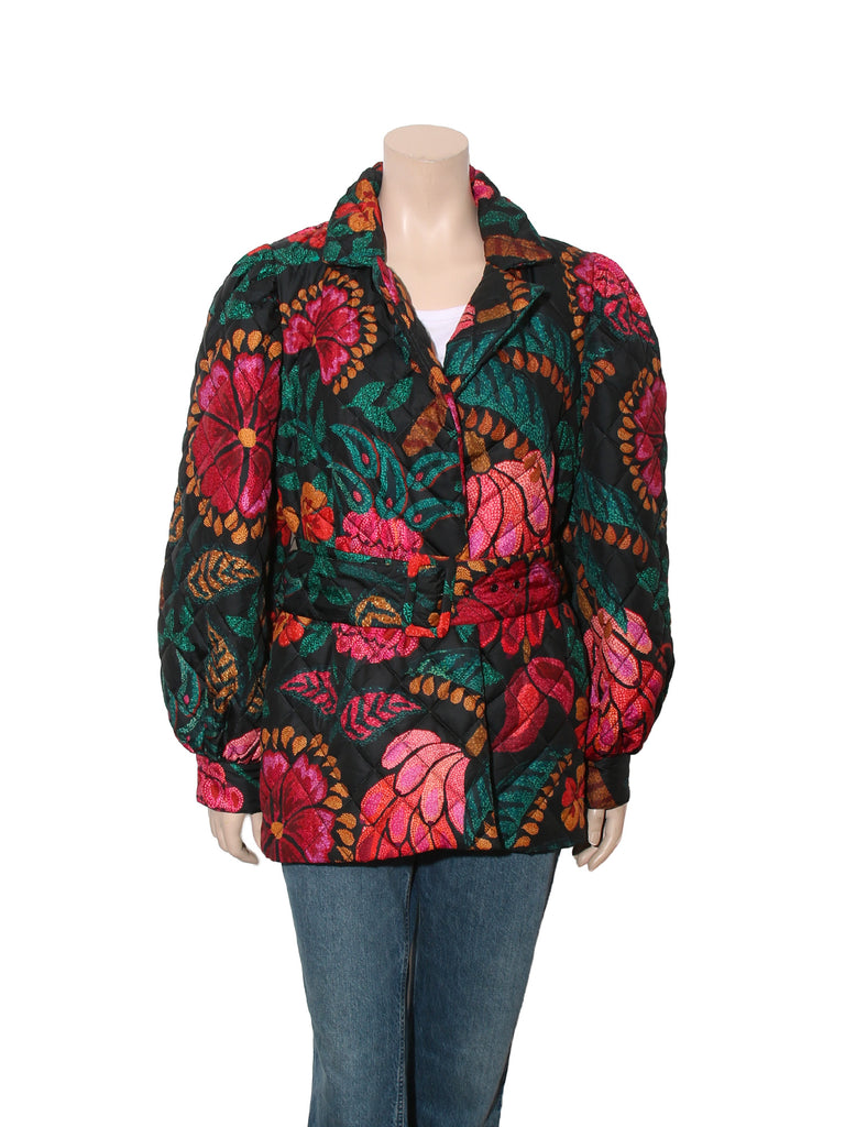 Printed Quilted Jacket