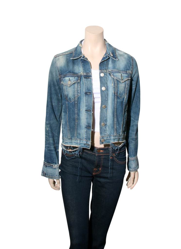 Distressed Denim Jacket