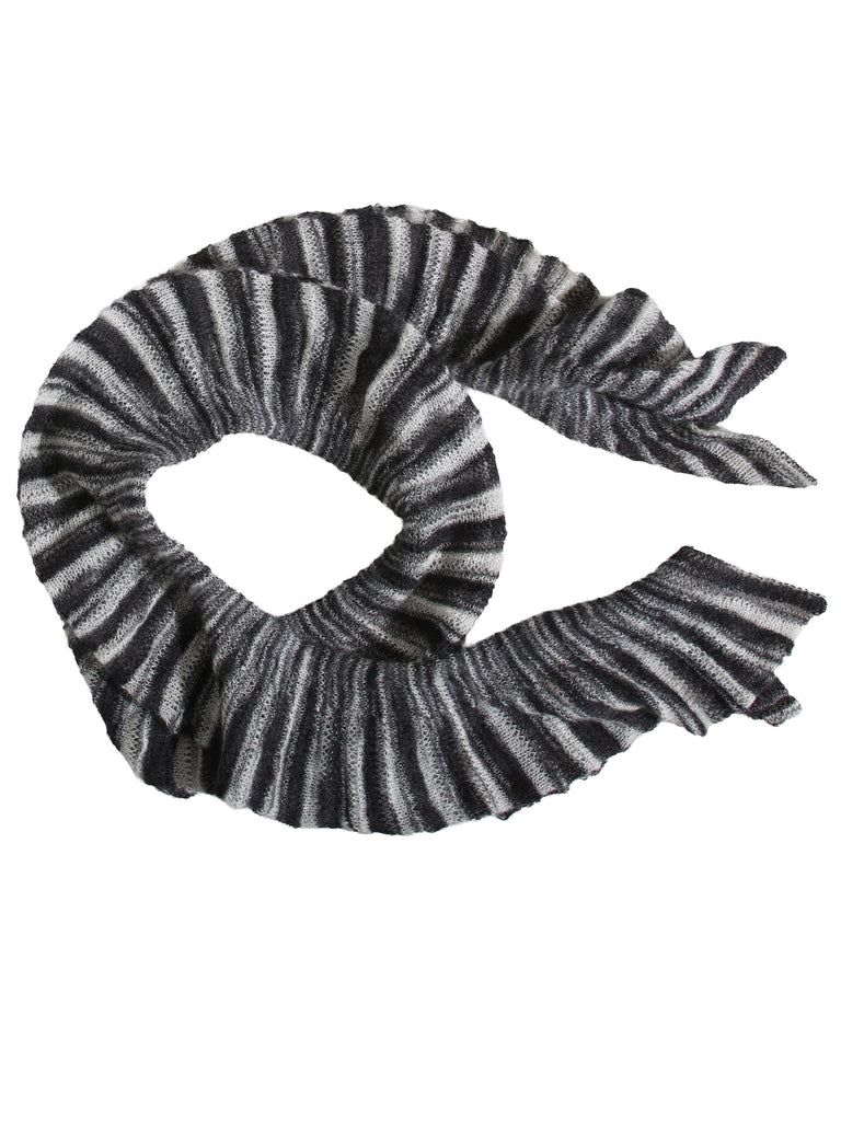 Knit Ruffle Scarf