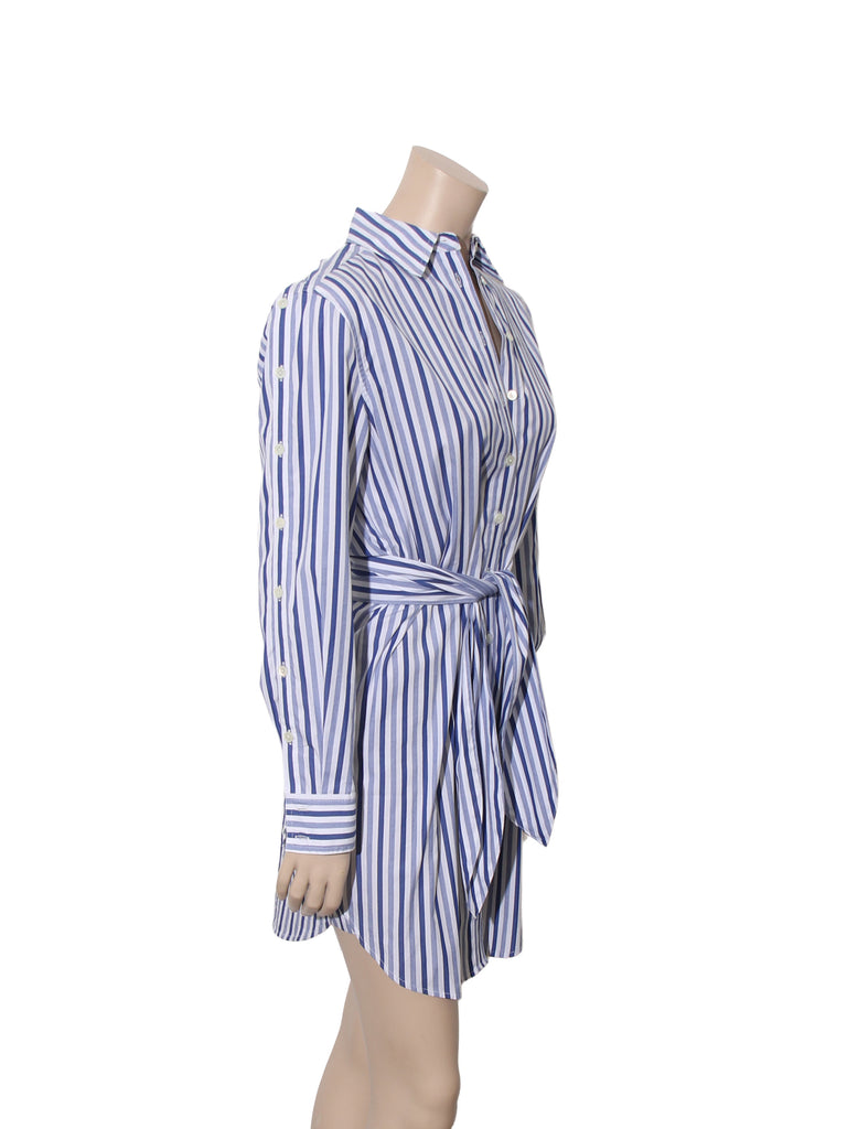 Striped Shirt Dress