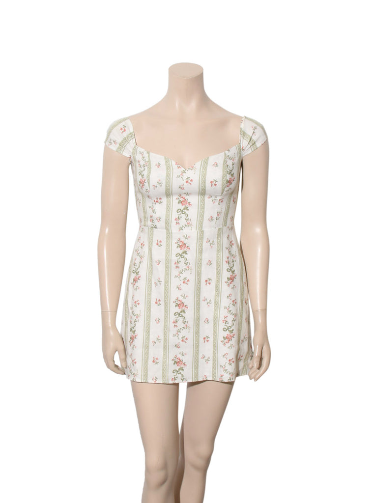 Floral Linen Dress