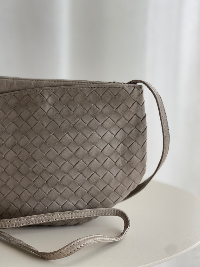 Vintage Intrecciato Cross Body Bag