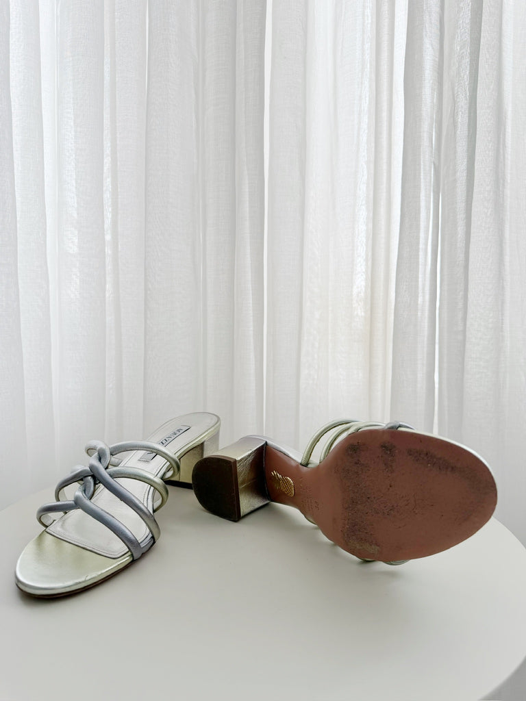 Metallic Sandals