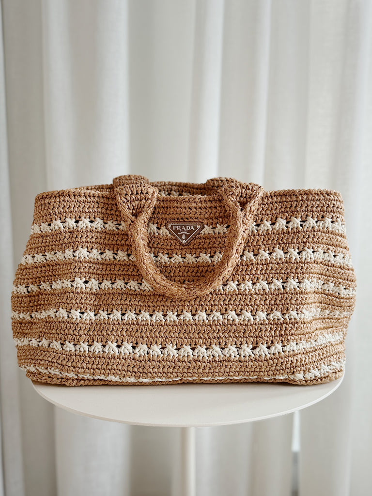 Raffia Tote Bag