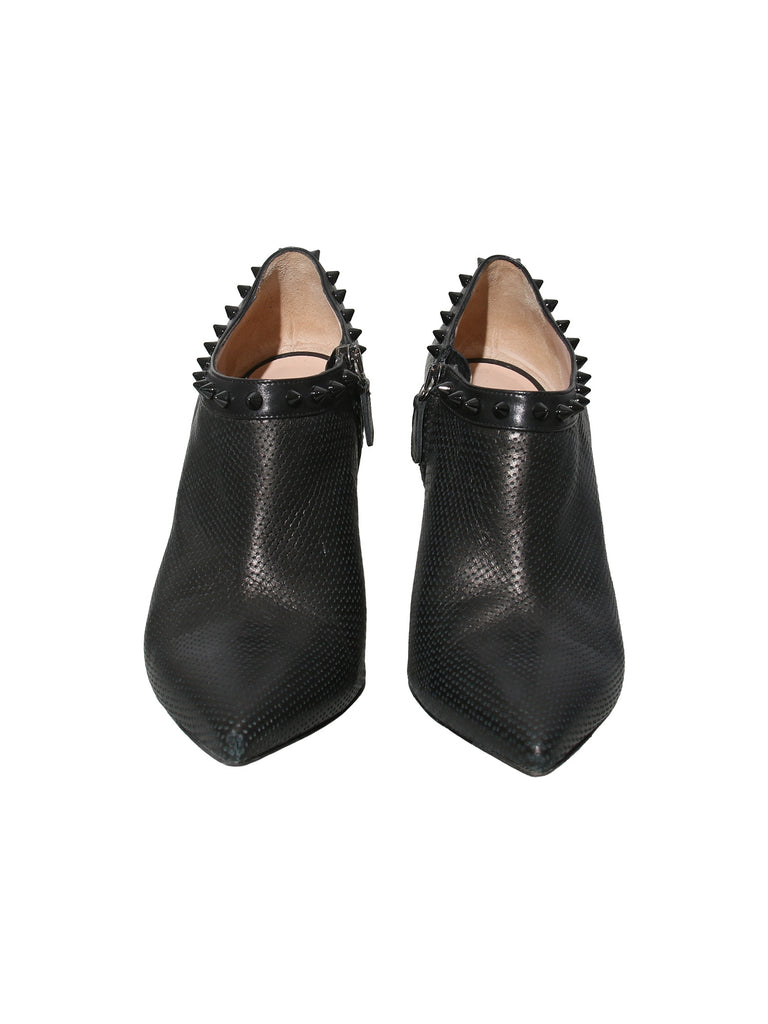 Perforated Ankle Boots