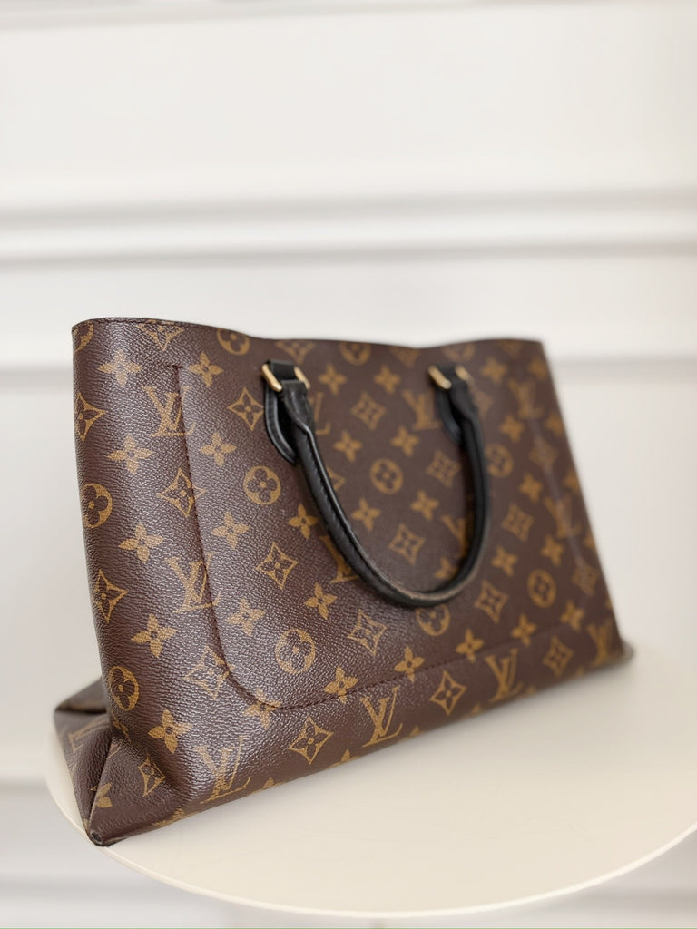 Monogram Flower Tote Bag