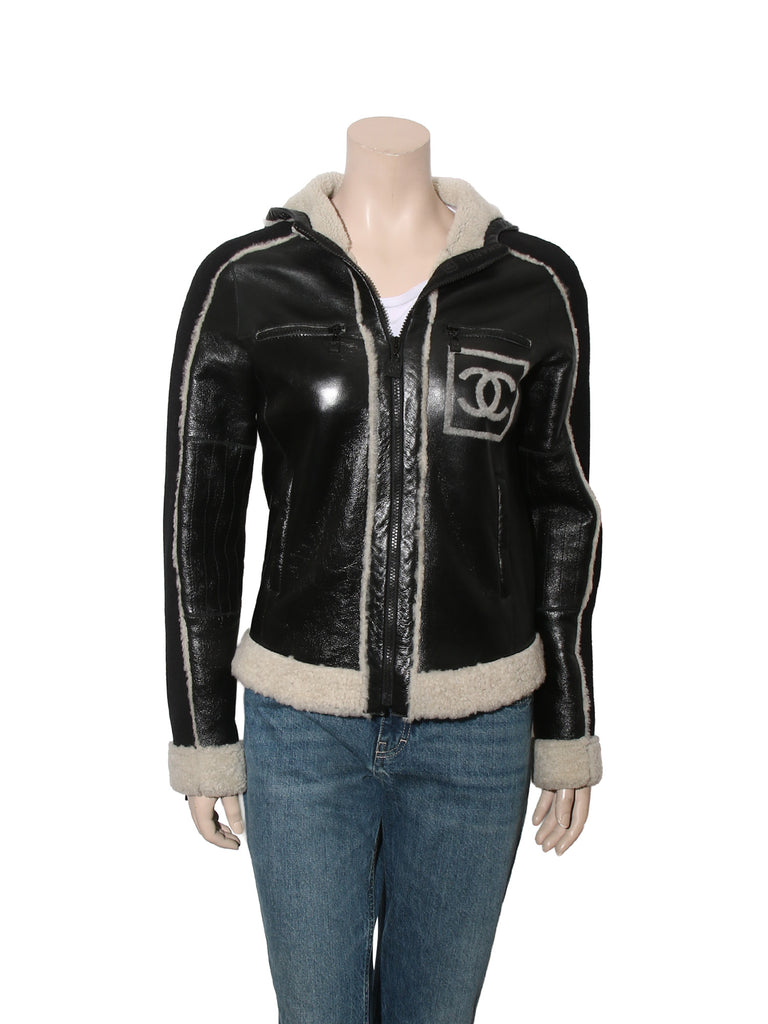 Hooded Shearling Jacket