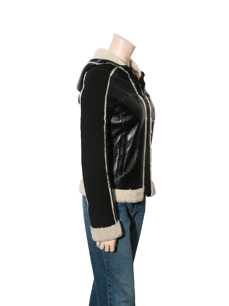 Hooded Shearling Jacket