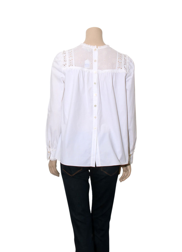 Eyelet Cotton Blouse