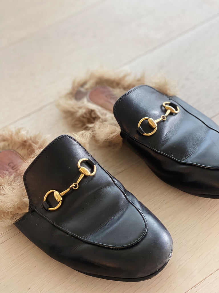 Princetown Leather Slippers