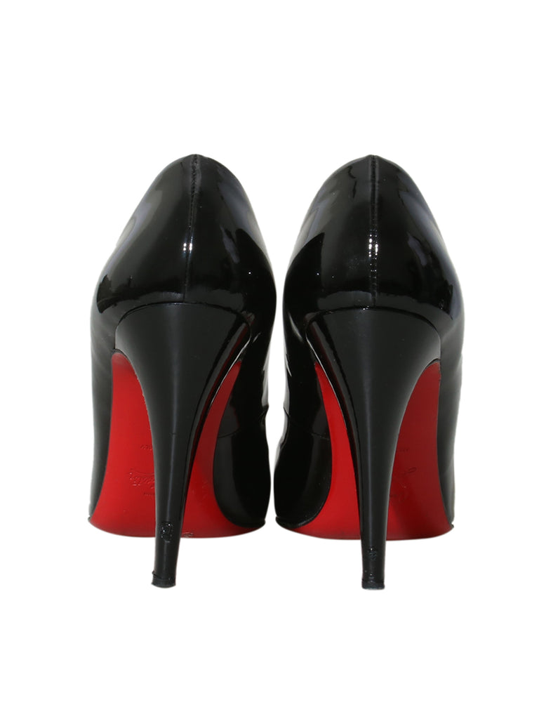 Patent Leather Square Toe Pumps