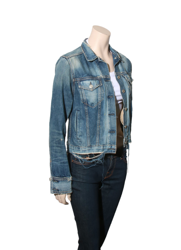 Distressed Denim Jacket