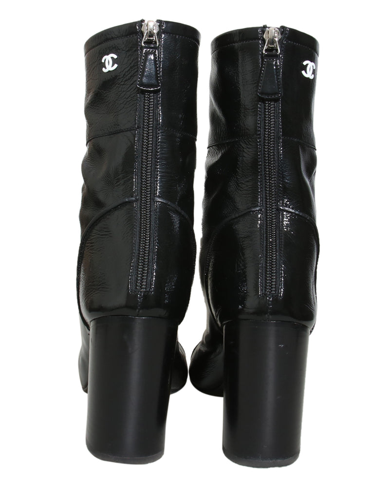 Patent Leather Booties