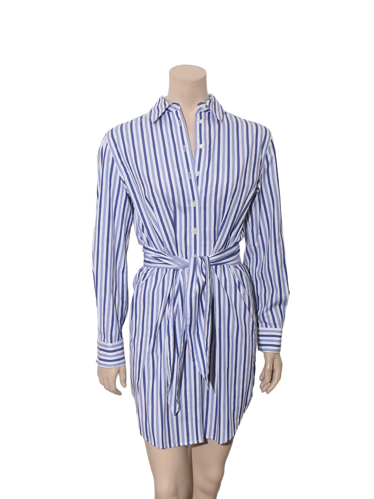 Striped Shirt Dress