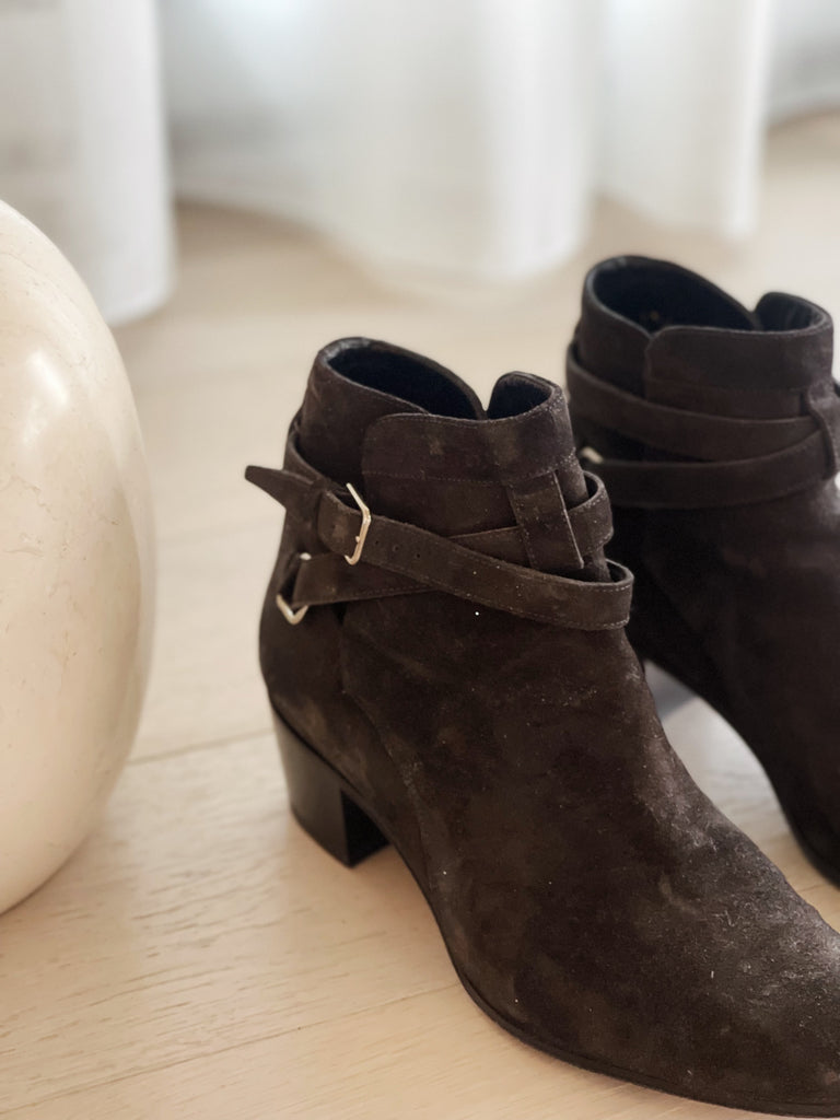 Suede Booties