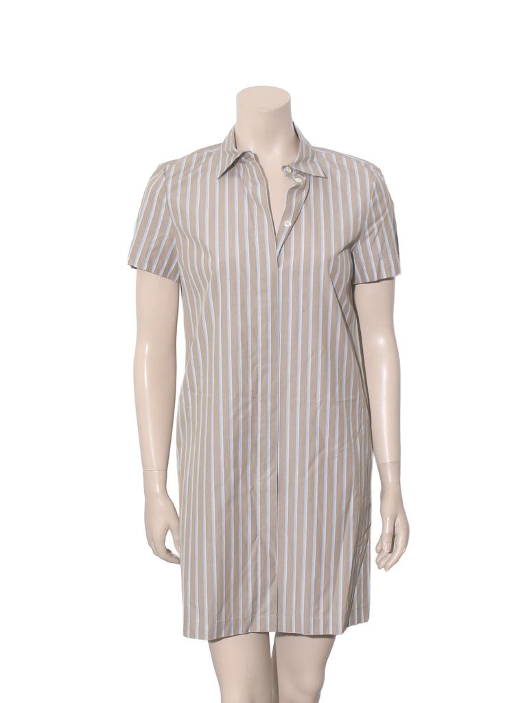 Striped Shirt Dress