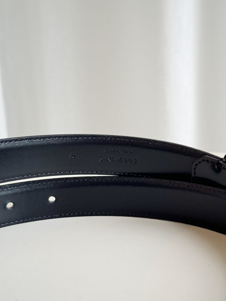 Medium Triomphe Belt in Taurillon Leather