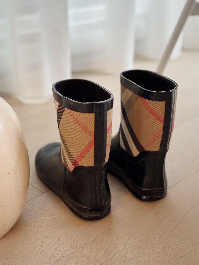 Ranmoor Check Rain Boots