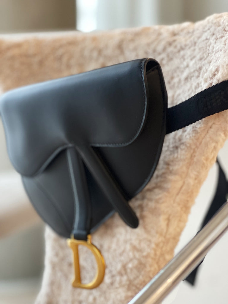 Limited Edition Leather Saddle Belt Pouch