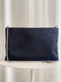 Large Nylon Clutch w/ Chain