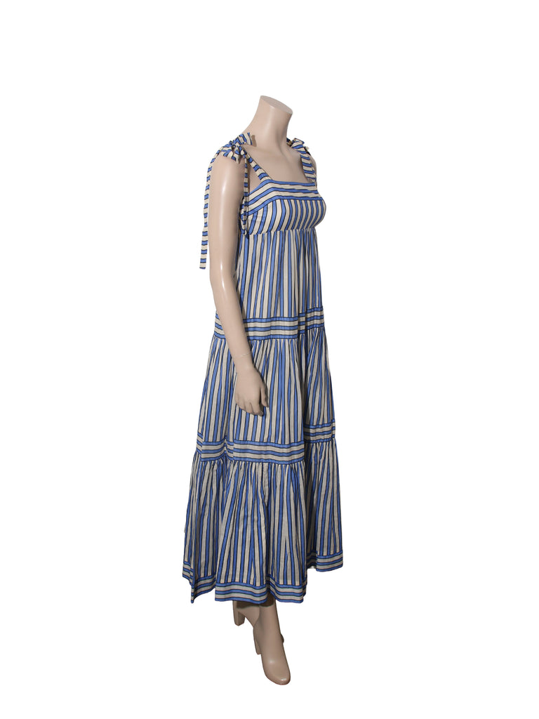 Pattie Striped Maxi Dress