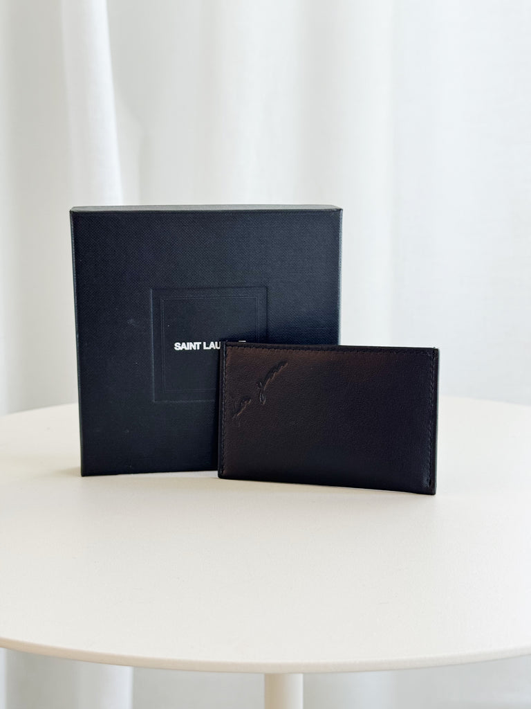 Pocket Mirror and 'For You' Leather Card Holder