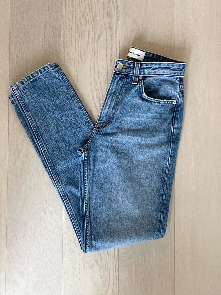 High Rise Cigarette Jeans