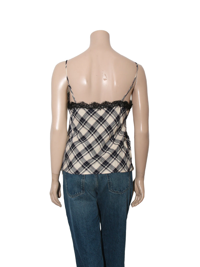 Plaid Print Tank Top