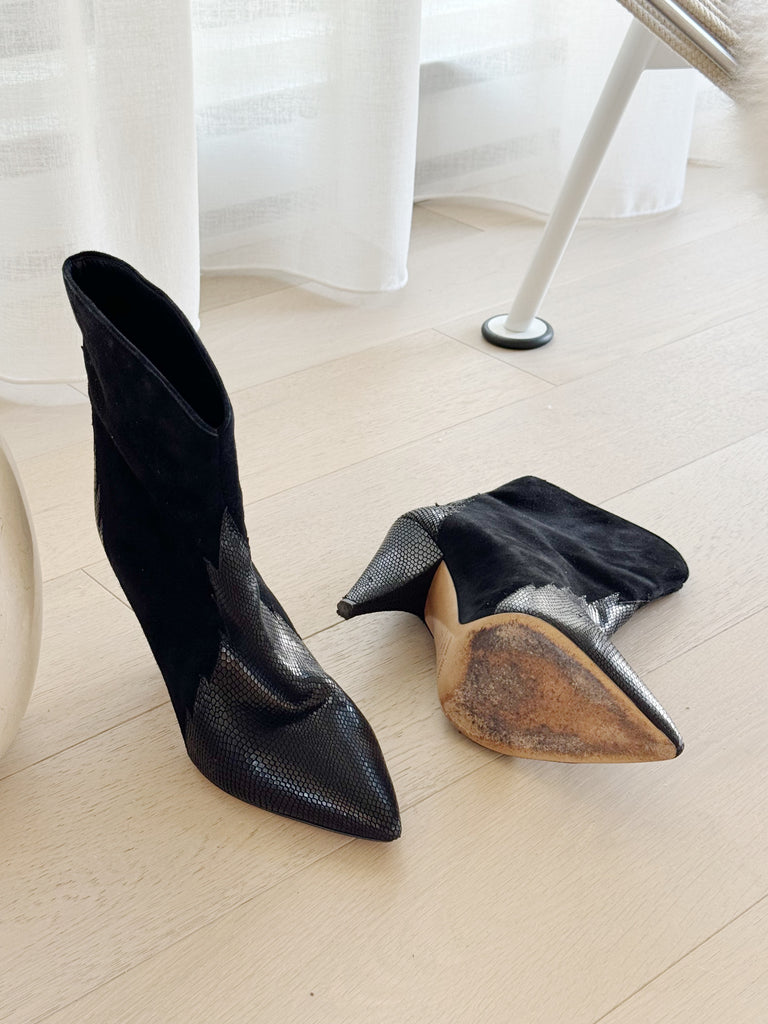 Suede Booties