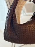 Vintage Intrecciato Leather Hobo