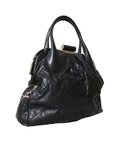 Leather Quilted Frame Bag