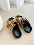 Suede Studded Lennyo Flat Sandals