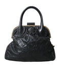 Leather Quilted Frame Bag