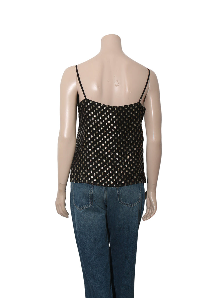 Metallic Polka Dot Tank