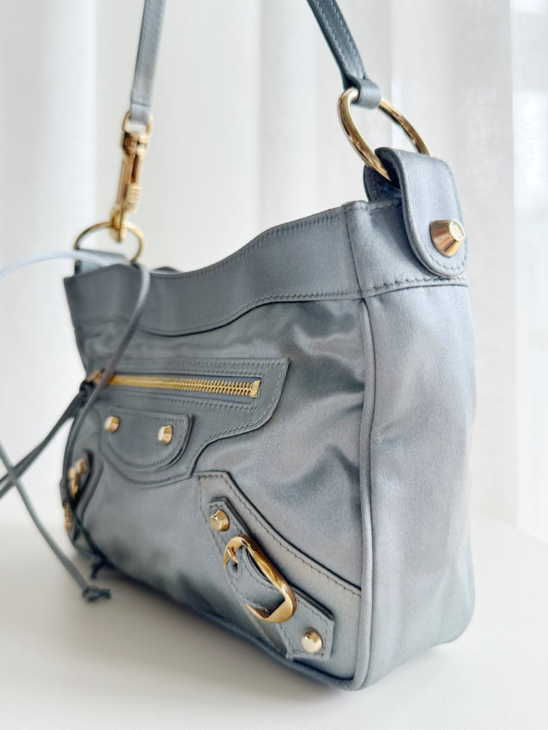 Motocross Satin Shoulder Bag or Wristlet