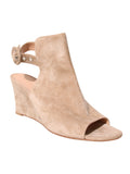 Suede Wedge Sandals