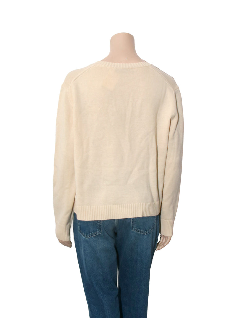 V-Neck Knit Sweater