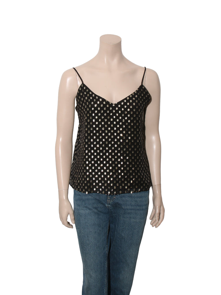 Metallic Polka Dot Tank