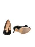 Patent Leather Round Toe Pumps