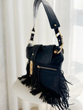 Leather Fringe Shoulder Bag