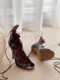 Laced-Up Heels