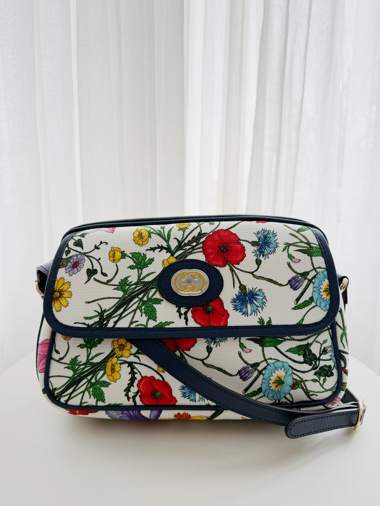 New 2019 Flora Canvas Cross Body Bag