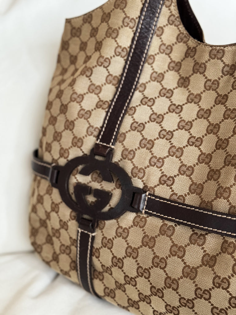 GG Canvas Hobo Shoulder Bag