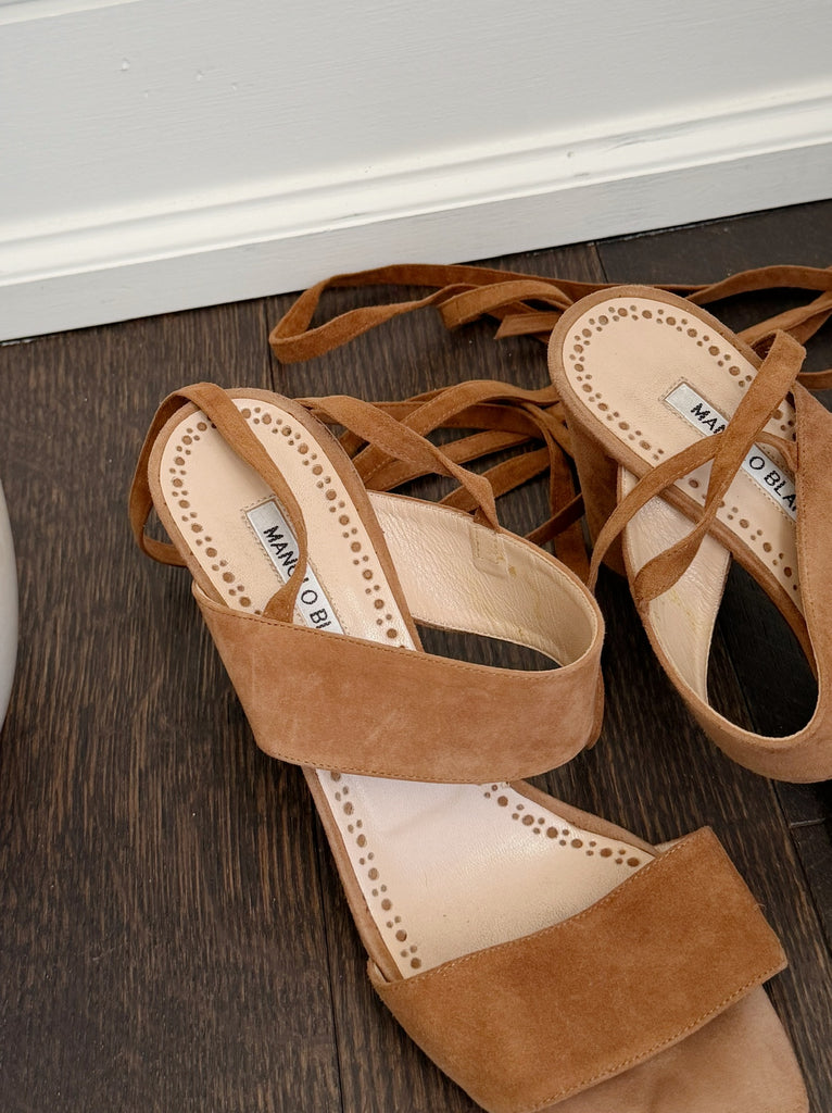 Suede Sandals
