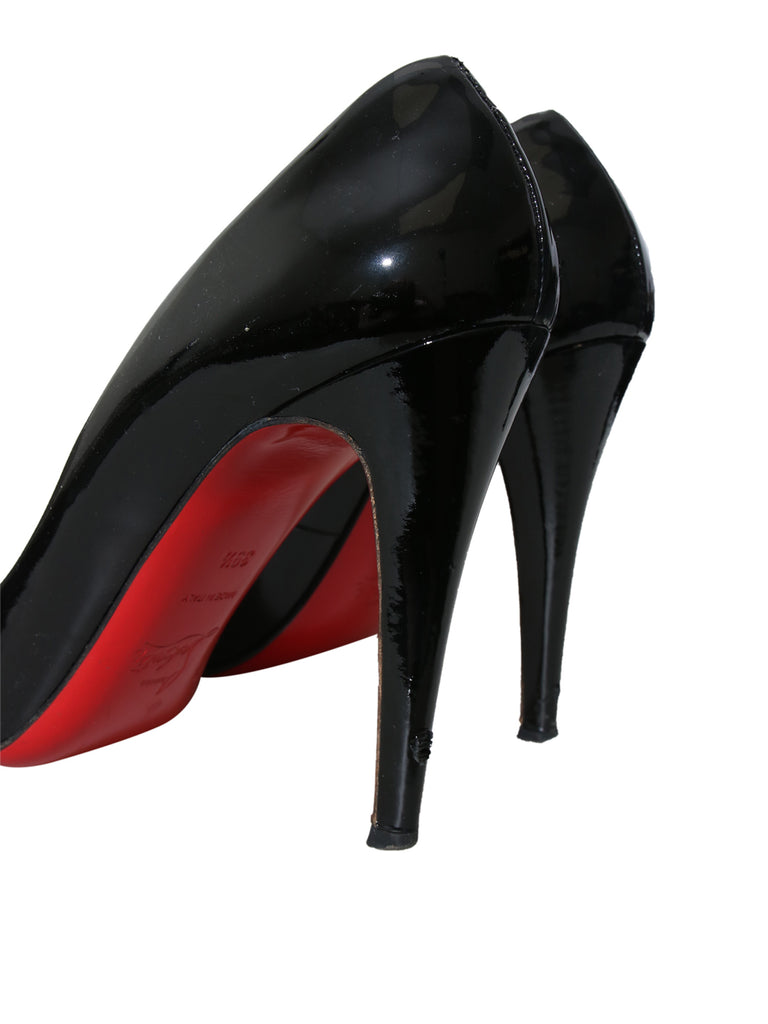 Patent Leather Square Toe Pumps